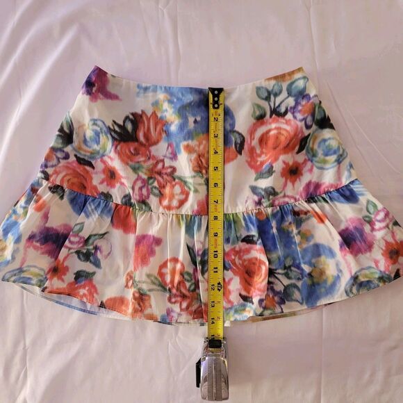 Amanda Uprichard X Revolve Gabbie Pasadena Skort 26 inch Floral Mini Preppy - Picture 5 of 10